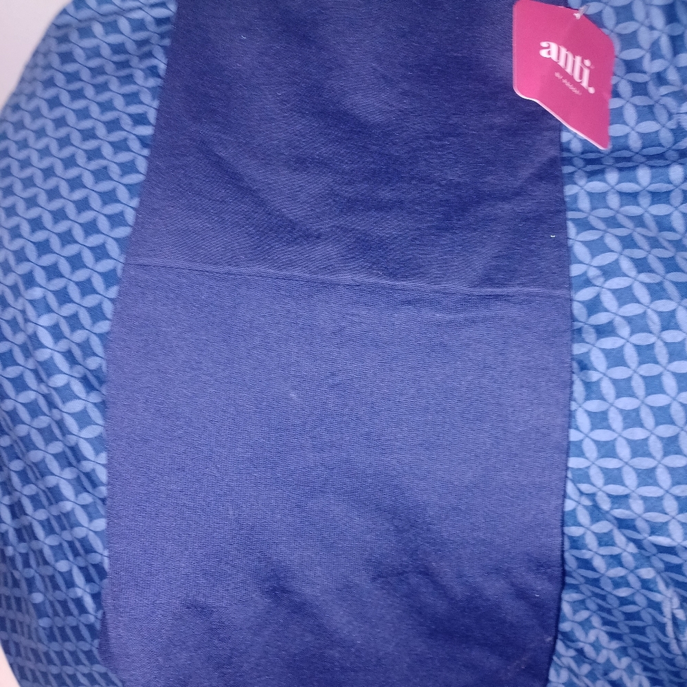 Navy and Blue Patterned Dress